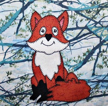 Fox Applique by Ms P Designs USA