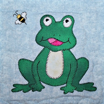 Frog Applique by Ms P Designs USA