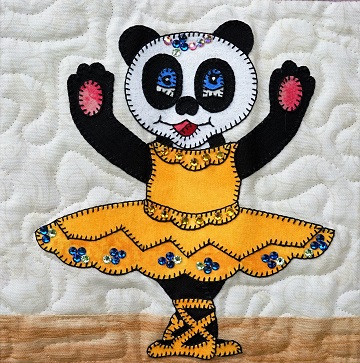 Giant Panda Ballerina by Ms P Designs USA