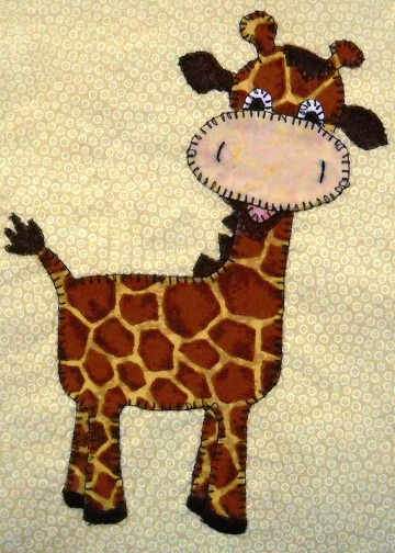 Giraffe Applique by Ms P Designs USA