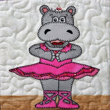 Hippopotamus Ballerina by Ms P Designs USA