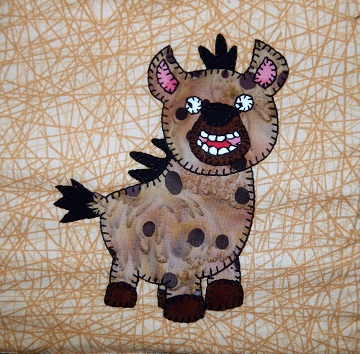 Hyena Applique by Ms P Designs USA