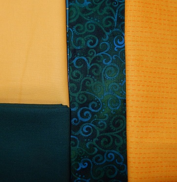 Lunch Box Fabric Selections by Ms P Designs USA