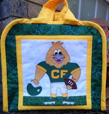 Lunch Box with Eagle Mascot by Ms P Designs USA