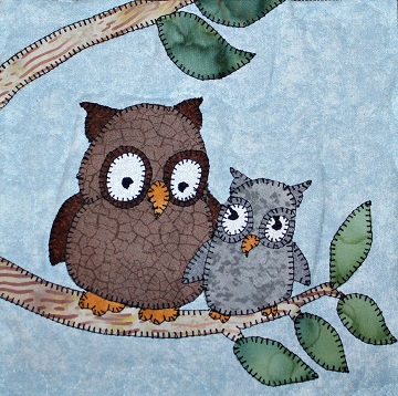Owls Applique by Ms P Designs USA