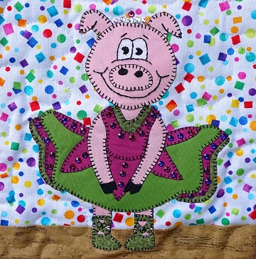 Pig Ballerina by Ms P Designs USA