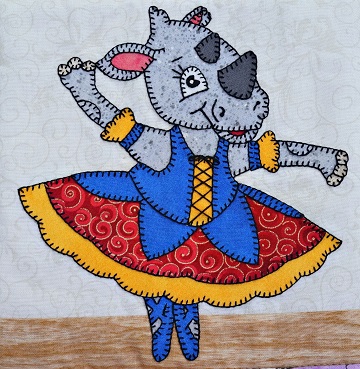 Rhinoceros Ballerina by Ms P Designs USA