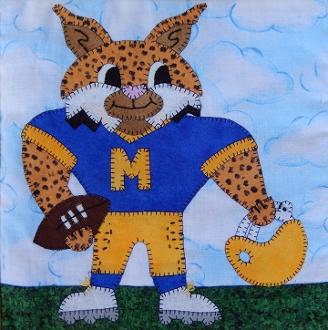 Bobcat Mascot 1 by Ms P Designs USA