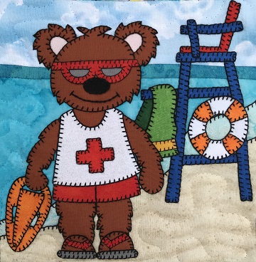 Lifeguard Bear by Ms P Designs USA