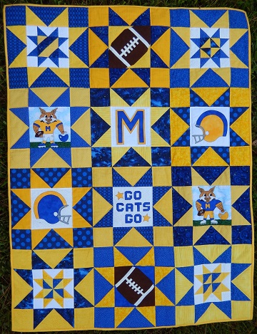 Sharon's Football SuperStars Quilt