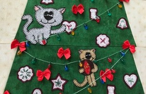 Under the Christmas Tree Kittens by Ms P Designs USA