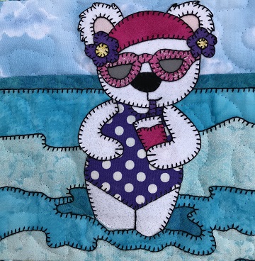 Wading Bear by Ms P Designs USA