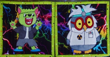 Frankenstein's Monster and the Mad Scientist by Ms P Designs USA