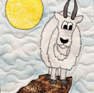 Mountain Goat by Ms P Designs USA