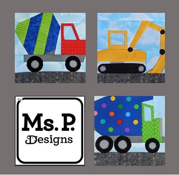 Construction Equipment Pattern Bundle by Ms P Designs USA