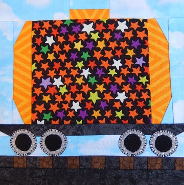 Tanker Train Car Paper Pieced Pattern by Ms P Designs USA