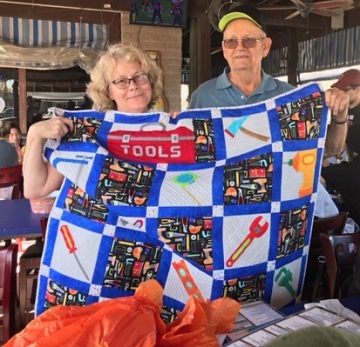 Dad's Tool Quilt by Sharon of Ms P Designs USA