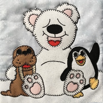 Polar Bear Walrus Penguin Friends by Ms P Designs USA