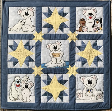 Polar Pals Quilt by Ms P Designs USA
