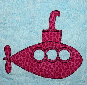submarine applique by ms p designs usa
