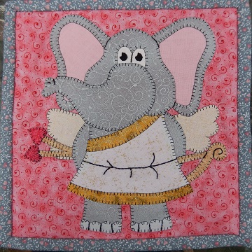 Cupid Elephant by Ms P Designs USA