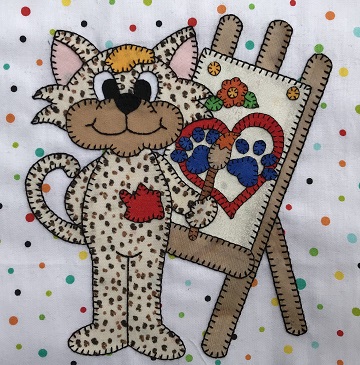 Artistic Kitty by Ms P Designs USA