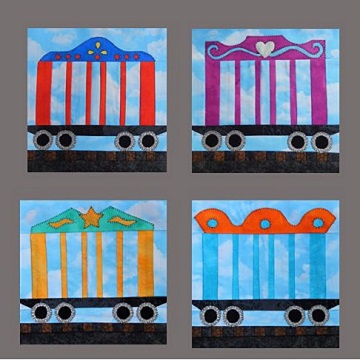 Circus Trains by Ms P Designs USA