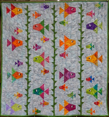 Something Fishy Quilt by Ms P Designs USA