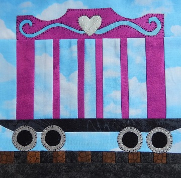 Train Car B Trains by Ms P Designs USA