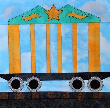 Train Car C by Ms P Designs USA