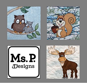 woodland forest animals by Ms P Designs USA