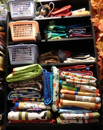 Quilt storage by Sharon @ Ms P Designs USA