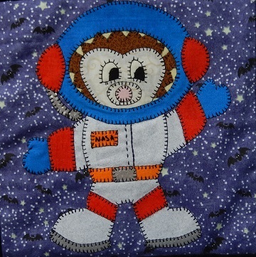Astronaut Hedgehog by Ms P Designs USA