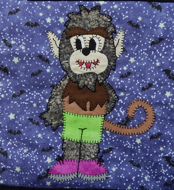 Werewolf Monkey by Ms P Designs USA