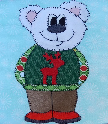Ugly Sweater Bear by Ms P Designs USA