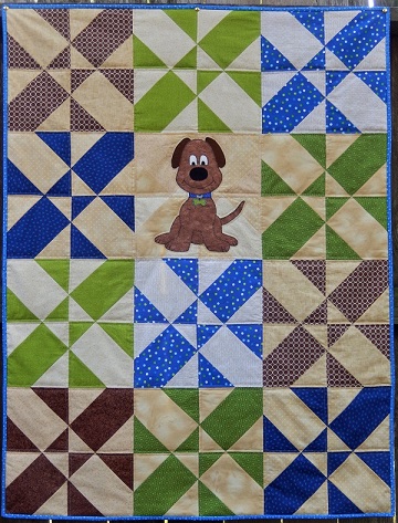 Big Puppy Quilt by Ms P Designs USA