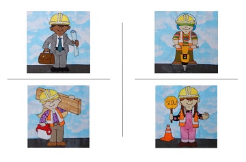 Construction Workers by Ms P Designs USA
