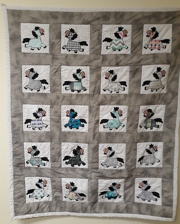 Lynn's horse quilt
