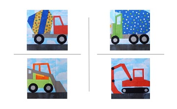 Construction Vehicles by Ms P Designs USA