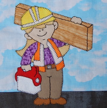 Construction Worker by Ms P Designs USA