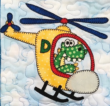 Dragon's Helicopter by Ms P Designs USA