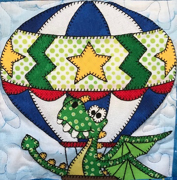 Dragon's Hot Air Balloon by Ms P Designs USA