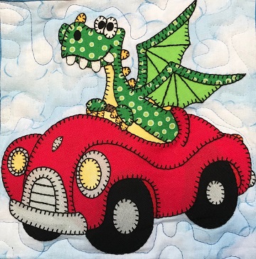 Dragon's Sports Car by Ms P Designs USA