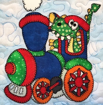 Dragon's Train Engine by Ms P Designs USA