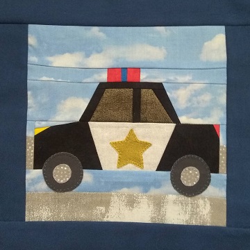 Police cruiser by Ms P Designs USA