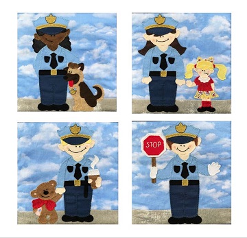 My Hero Police Officers Set by Ms P Designs USA