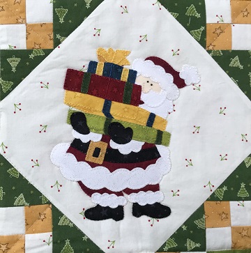 Santa with Presents by Ms P Designs USA