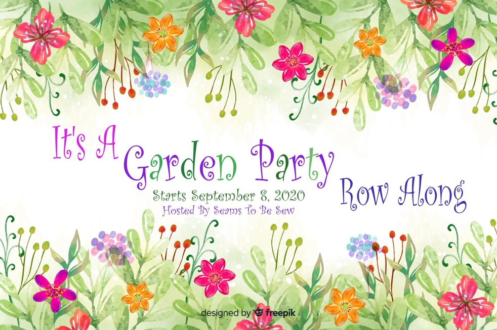 It's A Garden Party Row Along