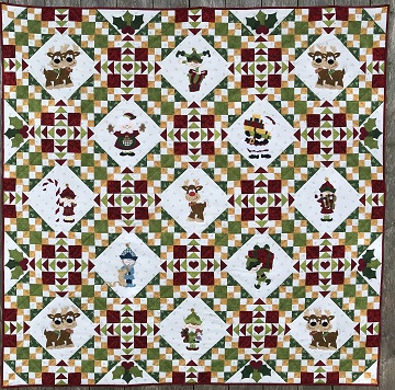 Christmas Cheer Quilt by Ms P Designs USA