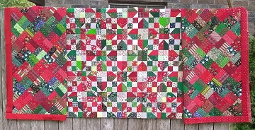 Scrappy Christmas Quilts by Sharon @ Ms P Designs USA